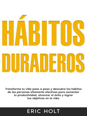 cover image of Hábitos duraderos